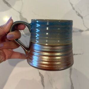 Vintage Ceramic Hand Thrown Mug